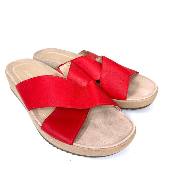 VIONIC Hayden Platform Slides Size 9 Slip On Comfort Sandal Flatform Summer - Picture 2 of 11